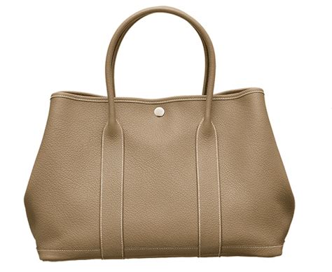 hermes leather garden party medium bag price